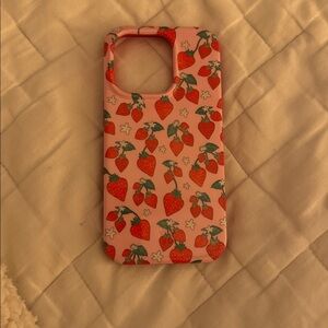 Velvet Caviar Pink Strawberry Phone Case